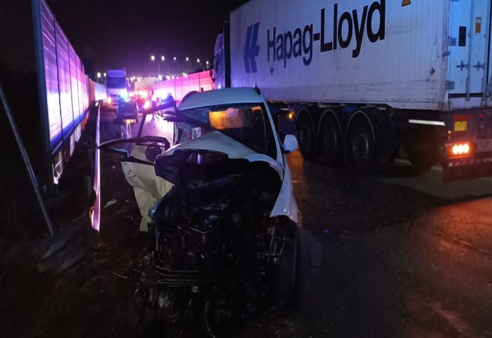 Accident pe DN 2B, în apropiere de Urleasca, în județul Brăila