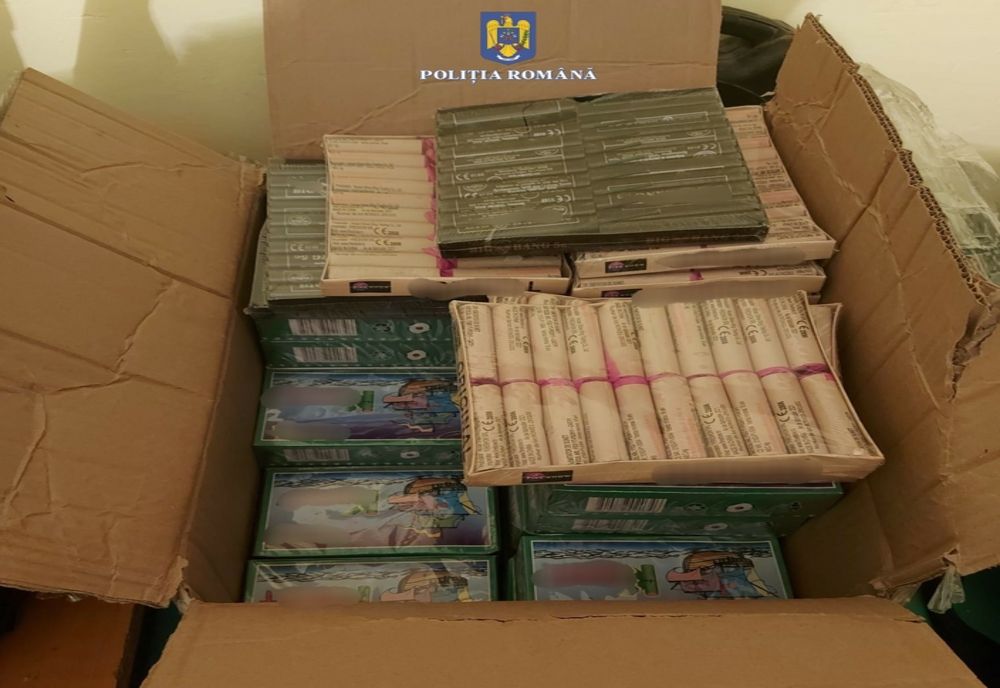 Trei percheziții domiciliare pe raza județului Brăila la persoane care dețineau ilegal materiale pirotehnice
