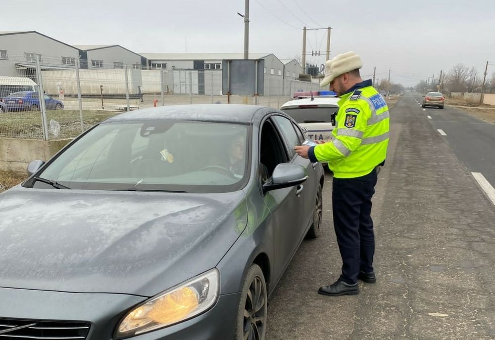 Radarele în cascadă au depistat un cetățean moldovean rulând cu115 km/h pe DE 584, în localitatea Lanurile