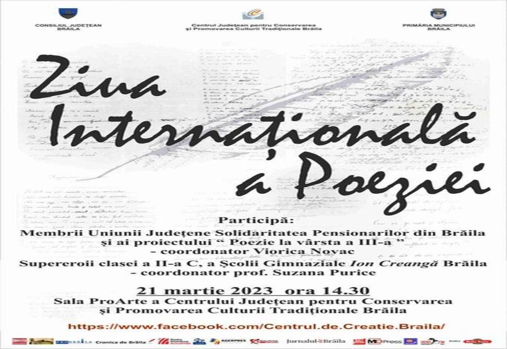 Eveniment dedicat Zilei Internaționale a Poeziei