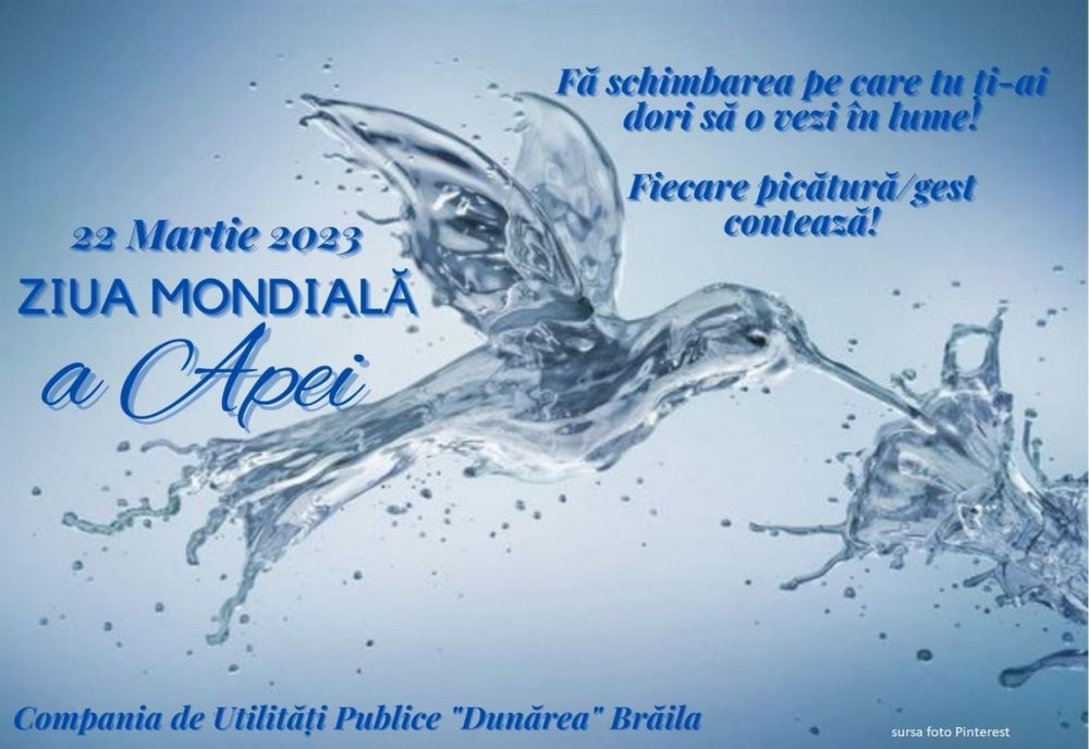 Reprezentanții CUP Dunărea Brăila au sărbătorit Ziua Mondială a Apei alături de elevii de la Liceul Panait Istrati