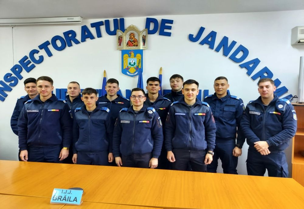 Unsprezece absolvenți ai școlilor militare subofițeri jandarmi au fost încadrați la Inspectoratul de Jandarmi Județean Brăila