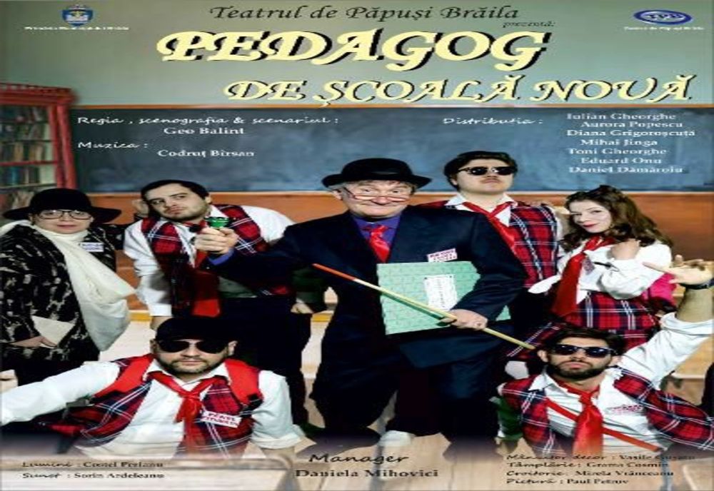 “Pedagog de școală nouă” - nouă premieră a Teatrului de păpuși Brăila