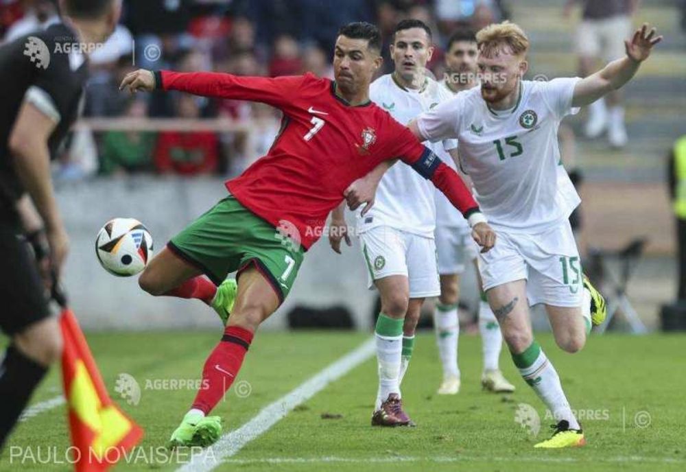 EURO 2024: Cristiano Ronaldo a reuşit o dublă pentru Portugalia în faţa Irlandei (3-0)