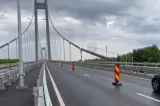 Mare atenție, șoferi! Restricții de circulație pe podul peste Dunăre de la Brăila, pentru executarea canalului drenant