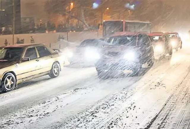 Iarnă pe drumurile din judetul Brăila