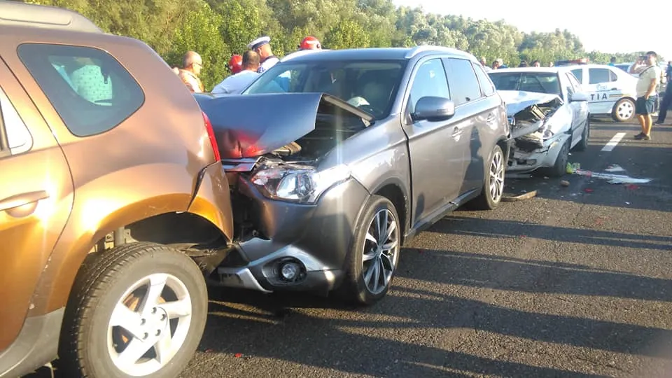 Accident pe șoseaua dig Brăila - Galați