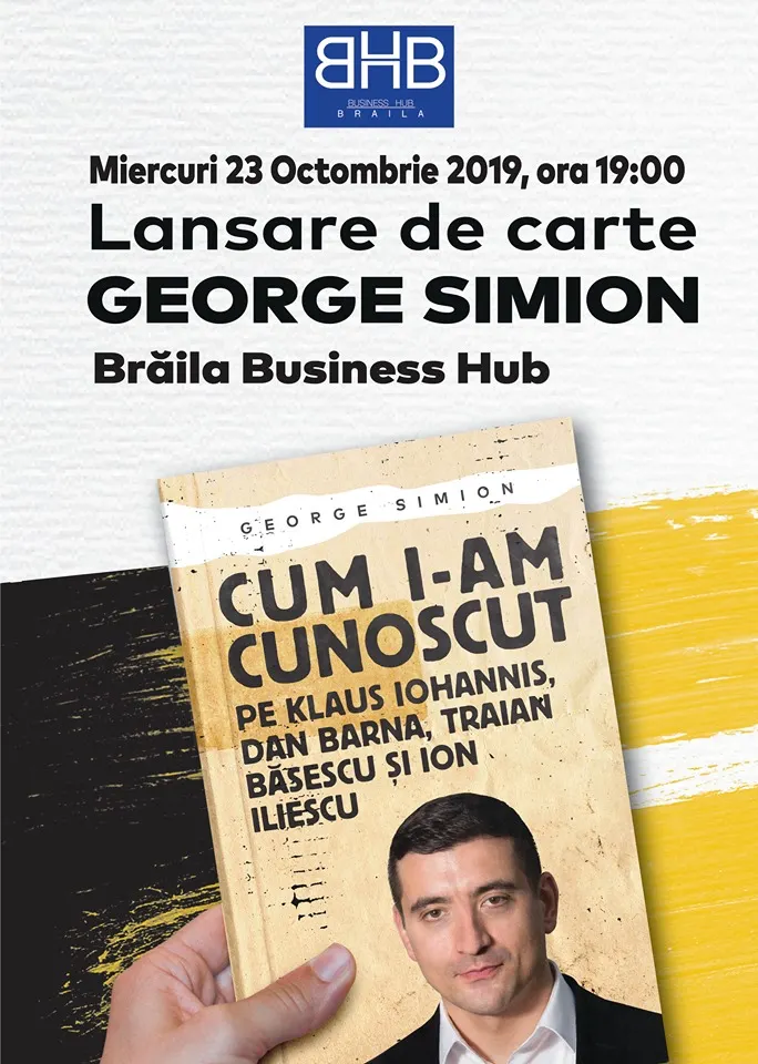 lansare_George Simion_Braila