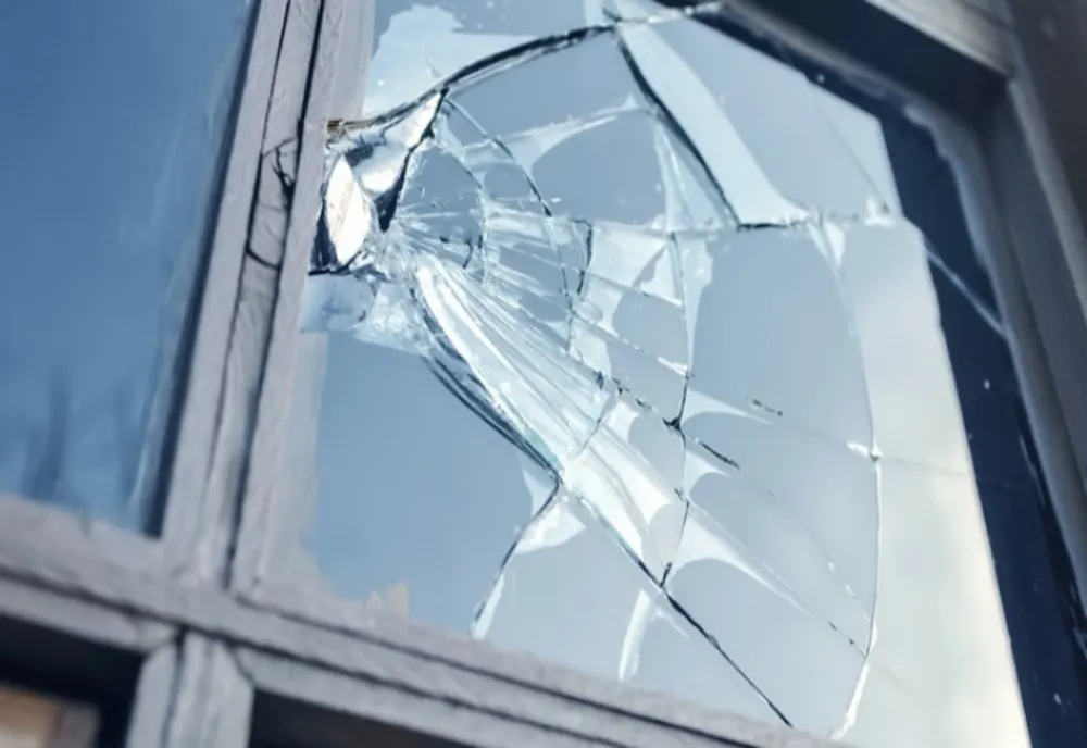 S-a ales cu dosar penal la 15 ani pentru că a spart un geam cu o piatră