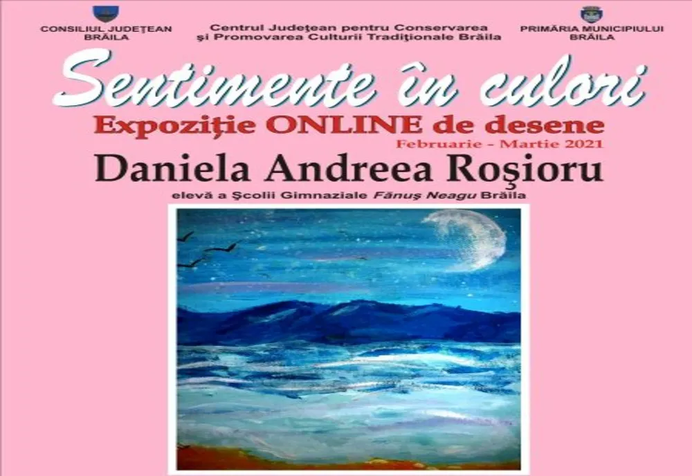 Expoziţie on line de desene ”Sentimente în culori”