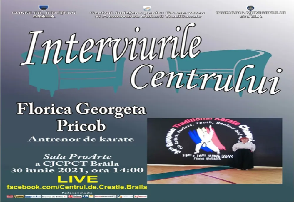 Florica Pricob invitată la Interviurile Centrului de Creație