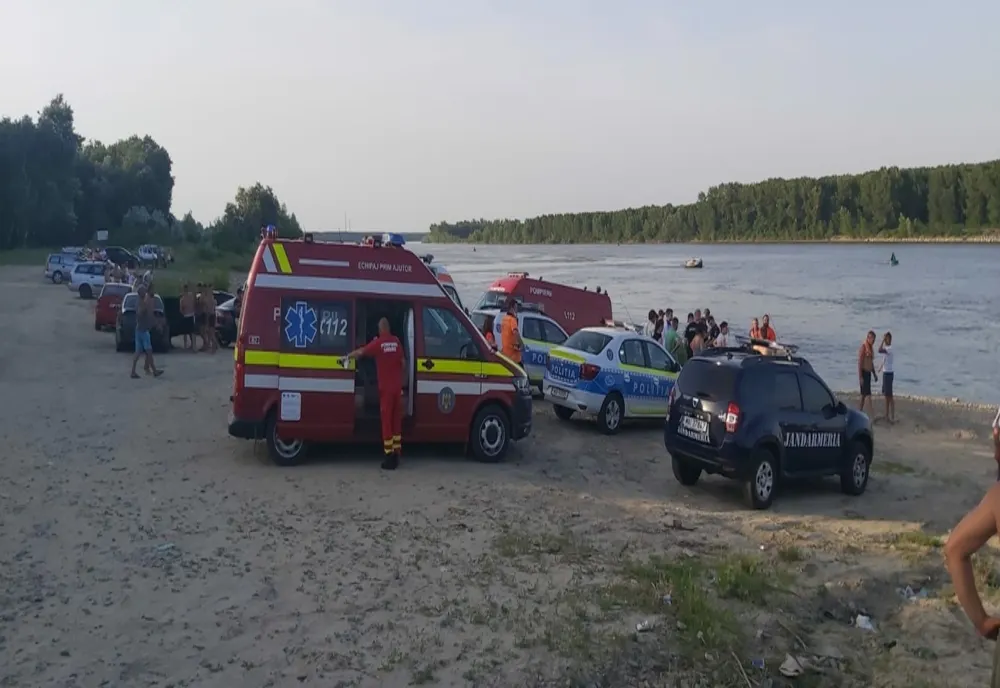 Tânăr posibil înecat în Dunăre