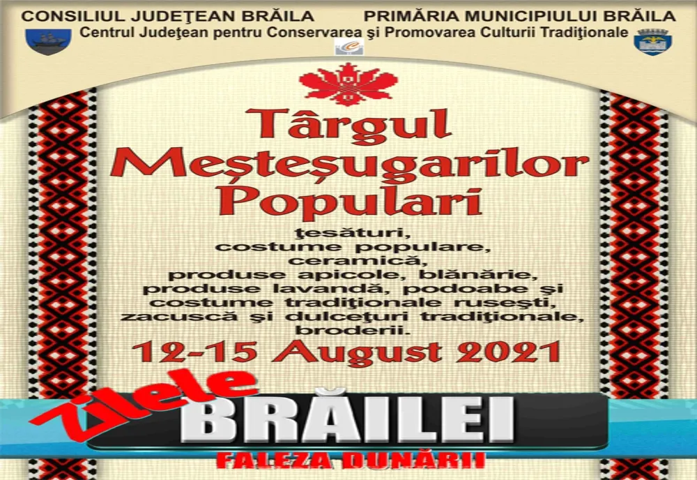 Târgul Meșteșugarilor Populari, pe Faleza Dunării
