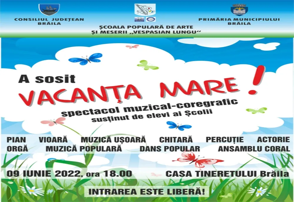 Spectacol al Școlii Populare de Arte Vespasian Lungu la Casa Tineretului