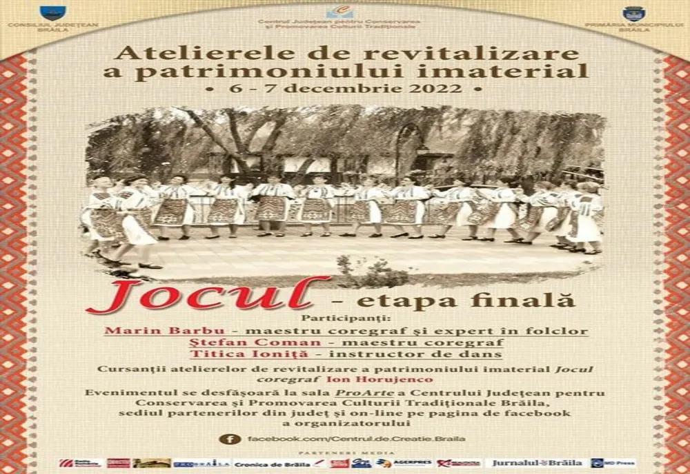Etapa finală a Atelierelor de revitalizare a patrimoniului imaterial „Jocul”