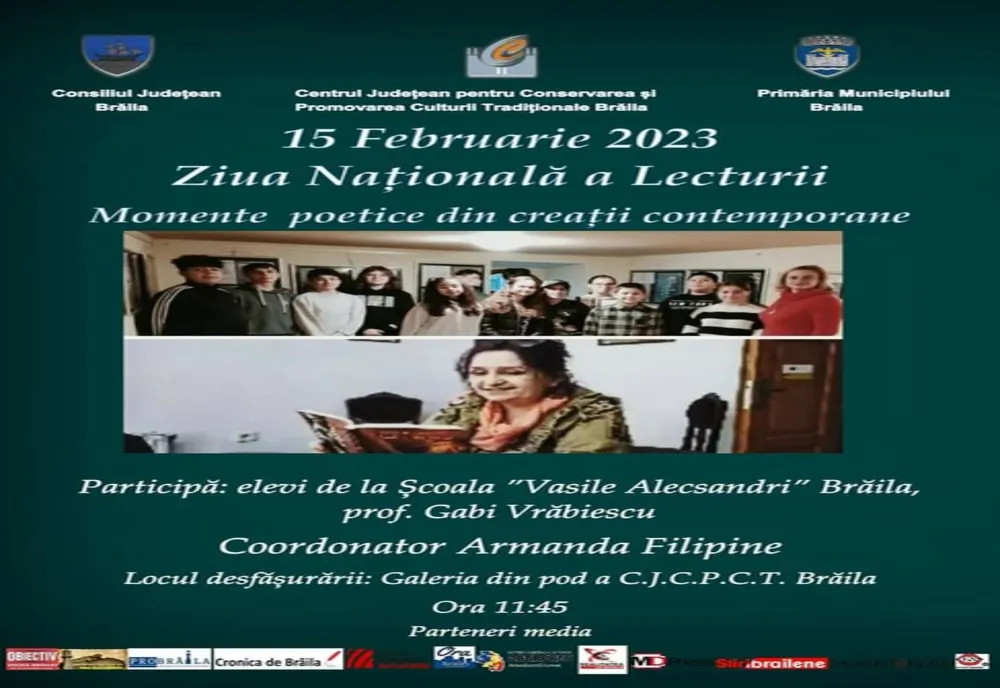 Celebrarea Zilei naționale a lecturii