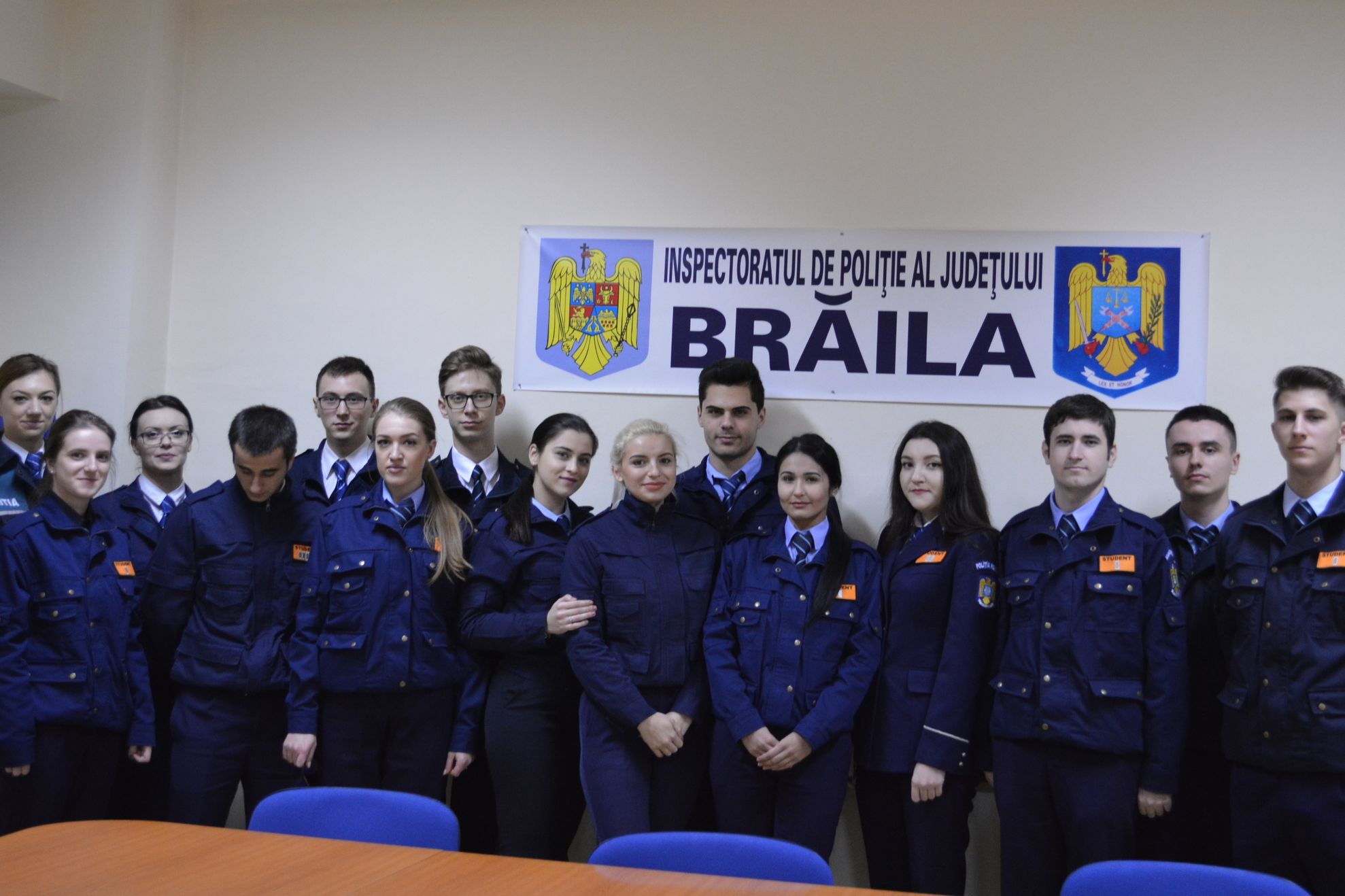 STUDENŢI ÎN PRACTICĂ LA IPJ Braila