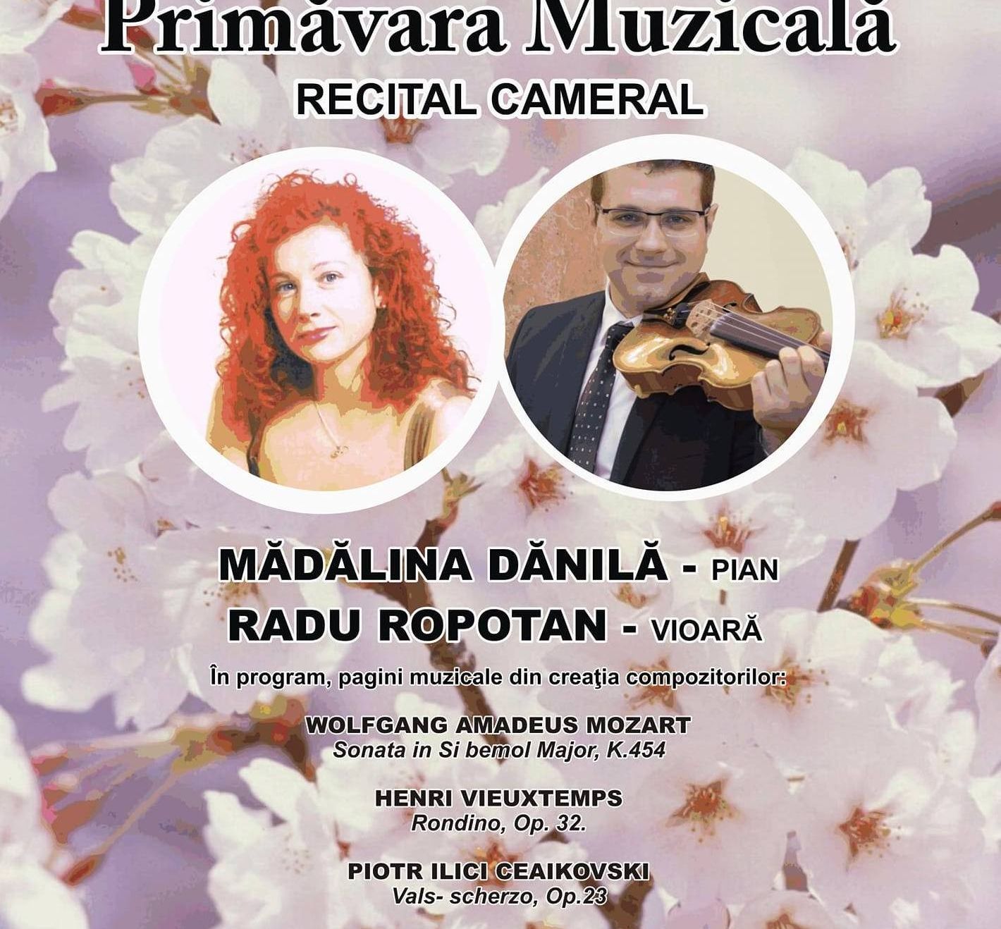Recital ”Primavara Muzicală” la Filarmonica Lyra