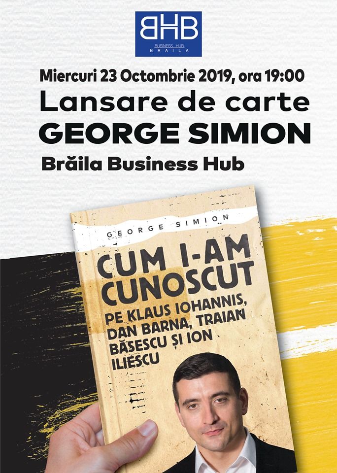 lansare_George Simion_Braila