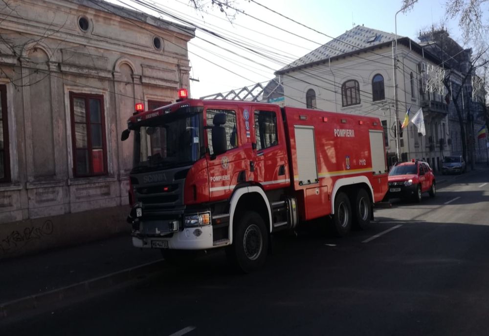 Incendiu în Centrul Brăilei