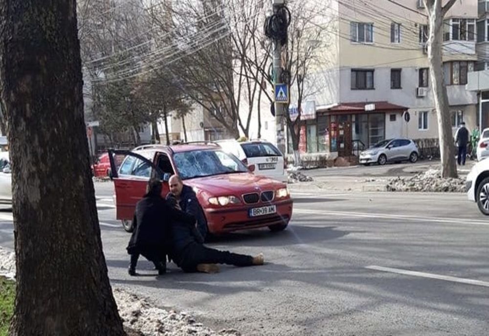 Accidentat pe trecerea de pietoni