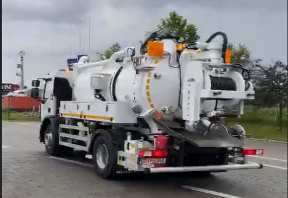 CUP Dunărea Brăila a mai achiziționat un autocurățător pentru canalizările din Brăila