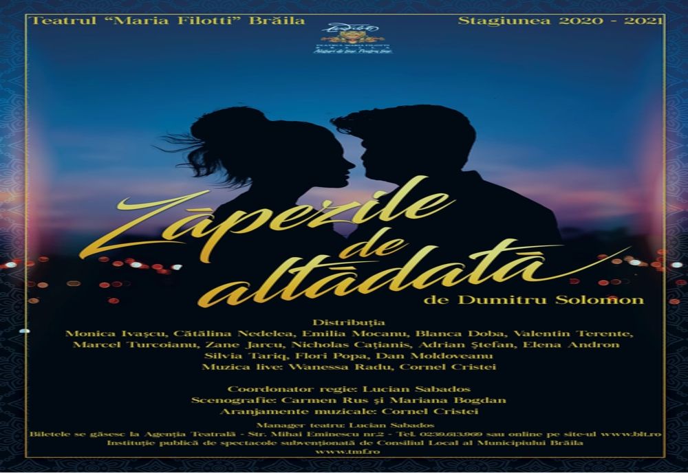 Zăpezile de altădată, al doilea spectacol propus de Teatrul Maria Filotii după redeschiderea sălilor de spectacol