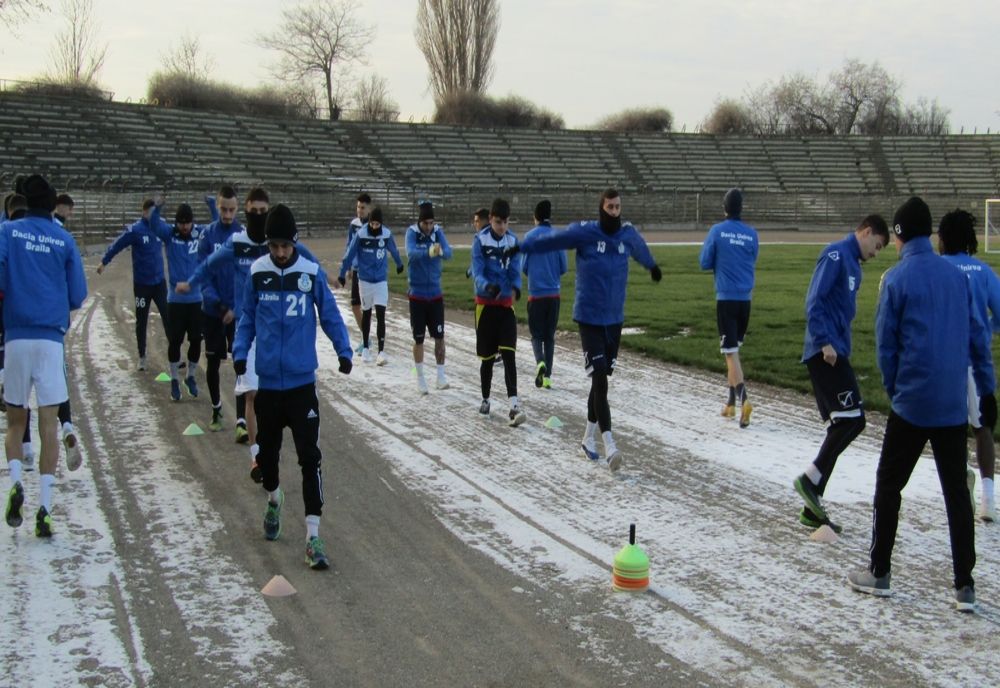 Dacia Unirea Brăila a plecat în cantonament cu 23 de jucători