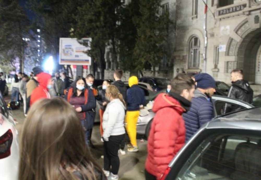 Protest împotriva măsurilor luate pentru prevenirea răspândirii bolilor