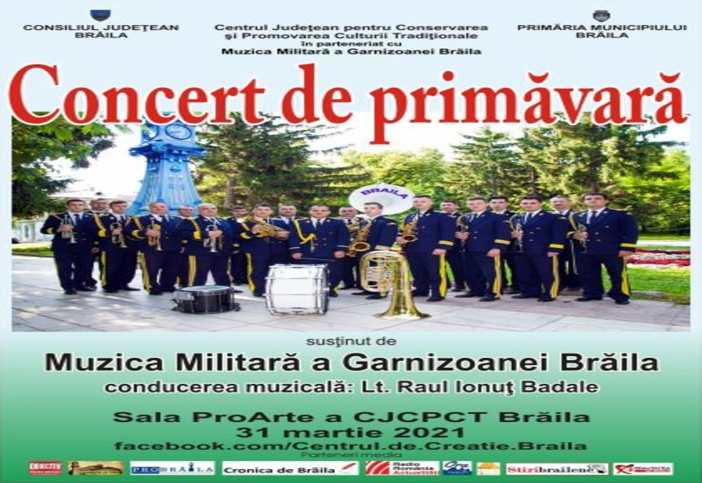 Concert susţinut de Muzica Militară a Garnizoanei Brăila