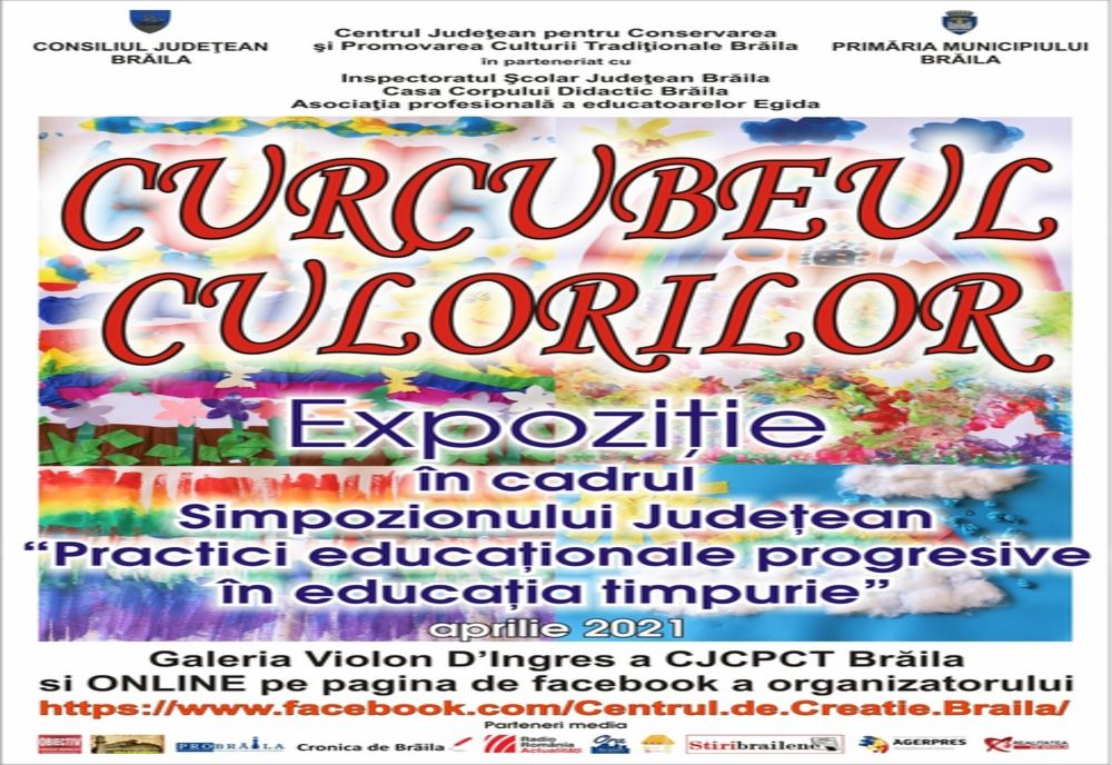 Vernisajul online al Expoziției Curcubeul culorilor