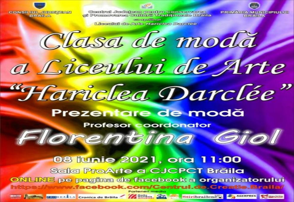 Prezentarea de modă organizată de clasa de moda a Liceului de Arte "Hariclea Darclee"
