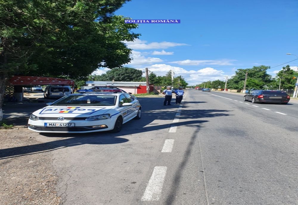 Acțiuni ale poliției rutiere pentru combaterea nerespectării regimului legal de viteză