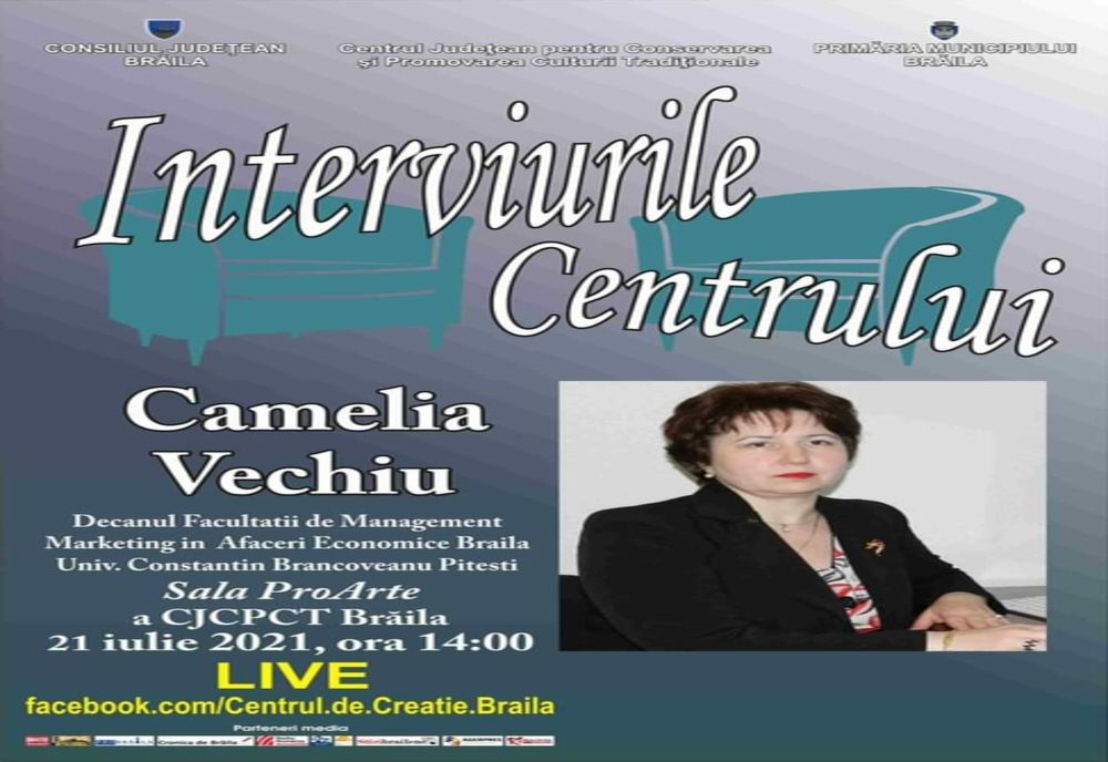 Decanul Facultăţii de Management Marketing în Afaceri Economice invitatul entrului de Creație Brăila