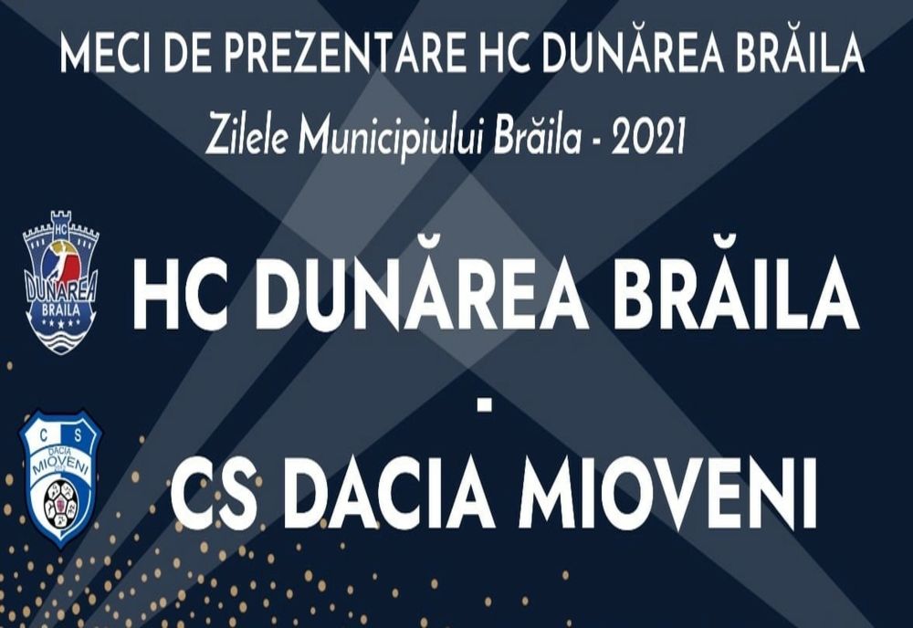 Amical cu public sâmbătă în Polivalenta brăileană