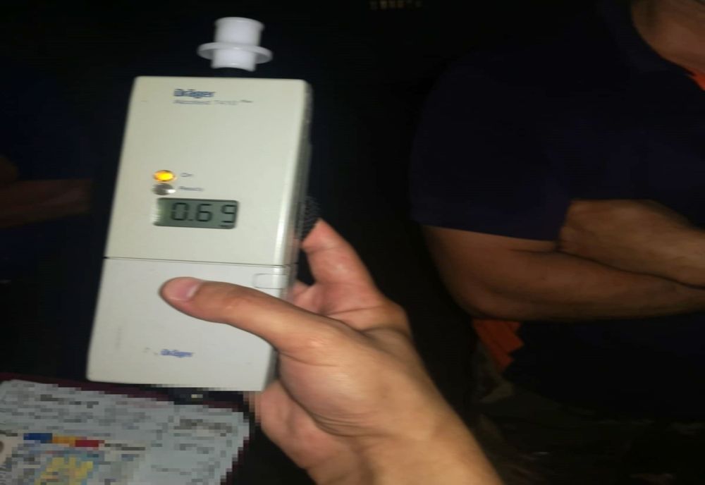 Șofer din Tichilești depistat la volan, pe raza comunei Chiscani, cu o alcoolemie de 0.87 mg/l