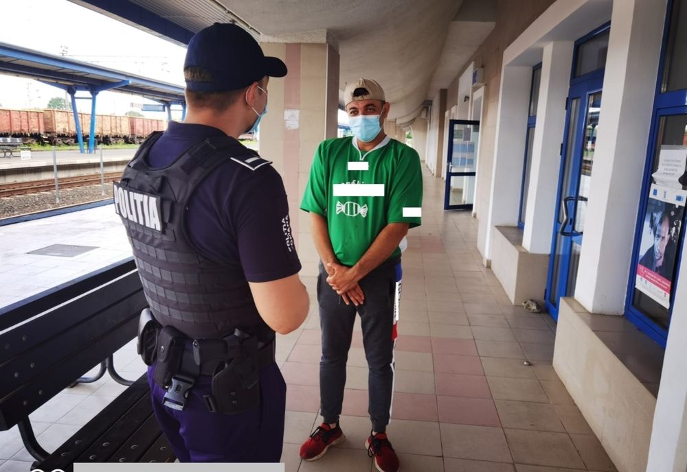 Acțiune a polițiștilor în zona stațiilor CFR, precum și în zona trecerilor la nivel cu calea ferată