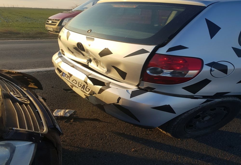 Accident cu 4 autoturisme implicate pe Șoseaua de Centură a Brăilei
