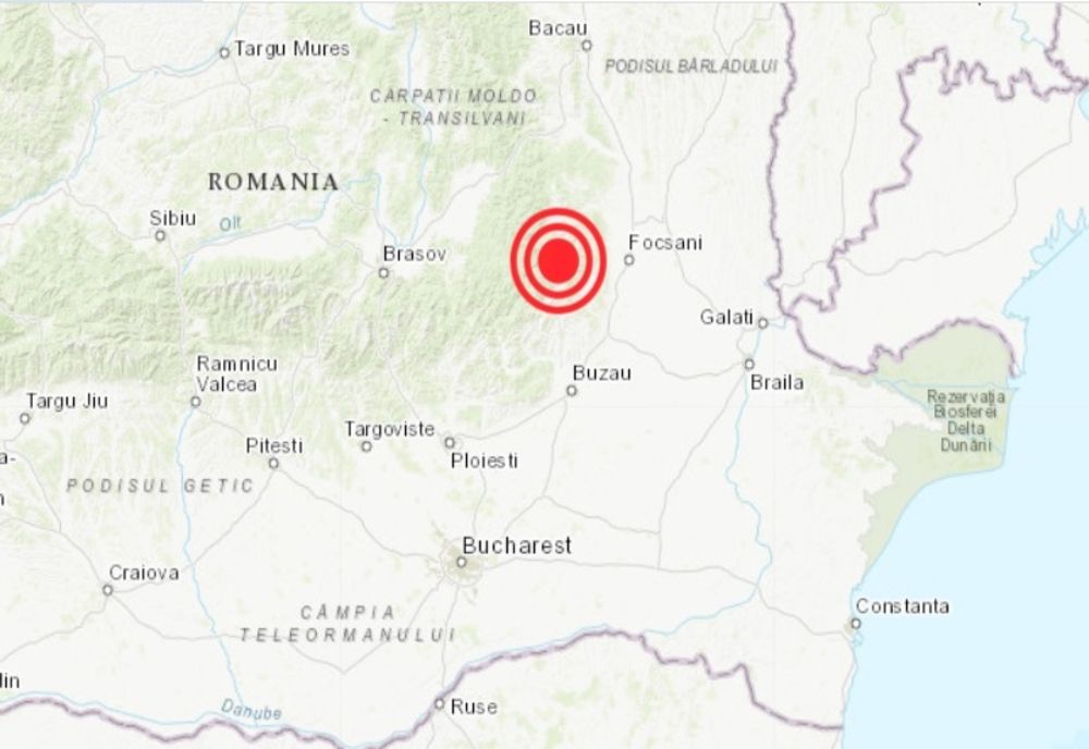 Mișcare seismică puternică în România! Al treilea cutremur produs într-o zi