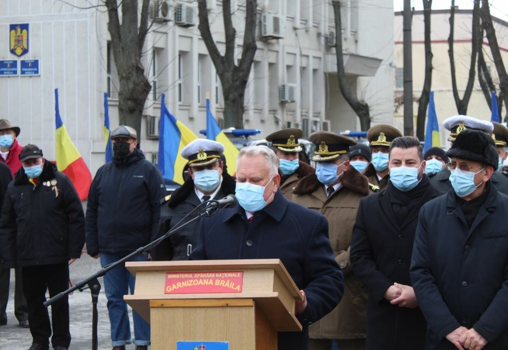 Ziua Unirii sărbătorită cu puțini participanți la Brăila