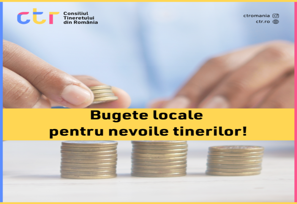 Consiliul Tineretului din România solicită administrațiilor locale o alocare bugetară pentru tineri corespunzătoare cu nevoile lor