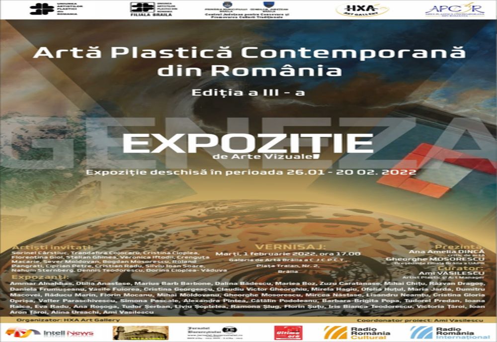 Vernisajul Expoziției itinerante de Arte Vizuale Artă Plastică Contemporană din România-ediția a III-a