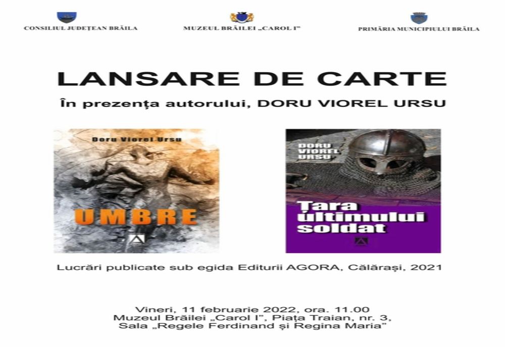 Lansare de carte la Muzeul Brăilei