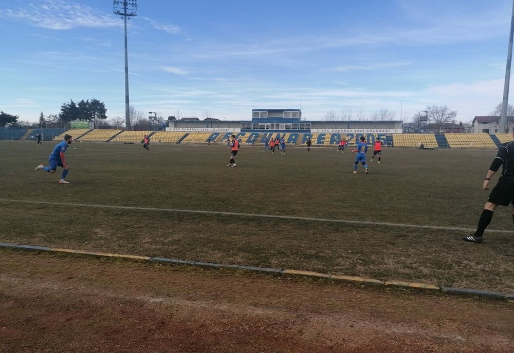 Dacia Unirea Brăila a învins cu 2-0 pe Dunărea Călărași. într-un meci amical