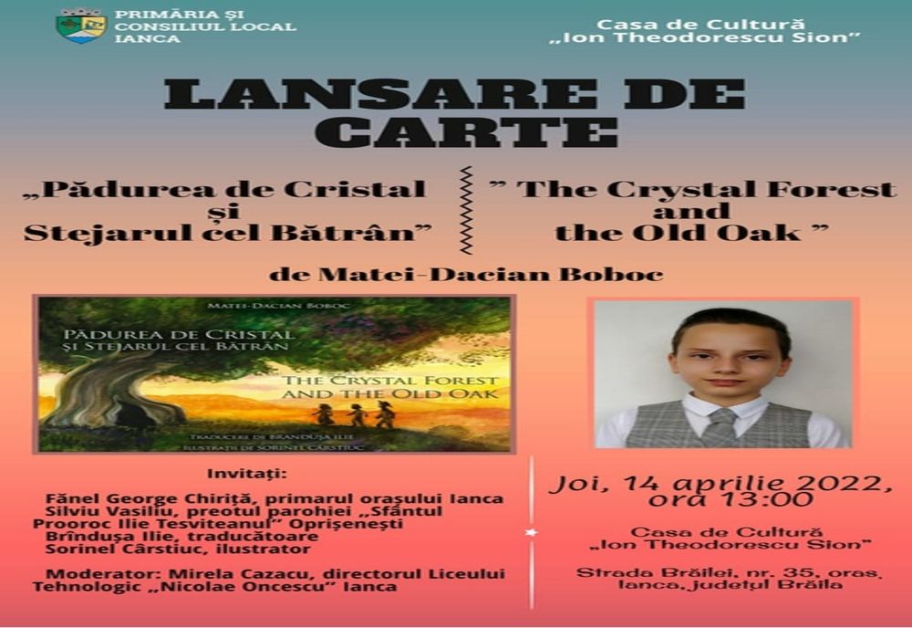 Pasiunea lui Matei pentru lectură s-a materializat în scrierea unei cărți pentru copii