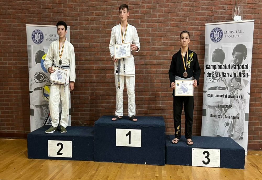 Sportivii de la Daos Brăila medaliați la Campionatul Național de BJJ și Bucharest Open NO GI