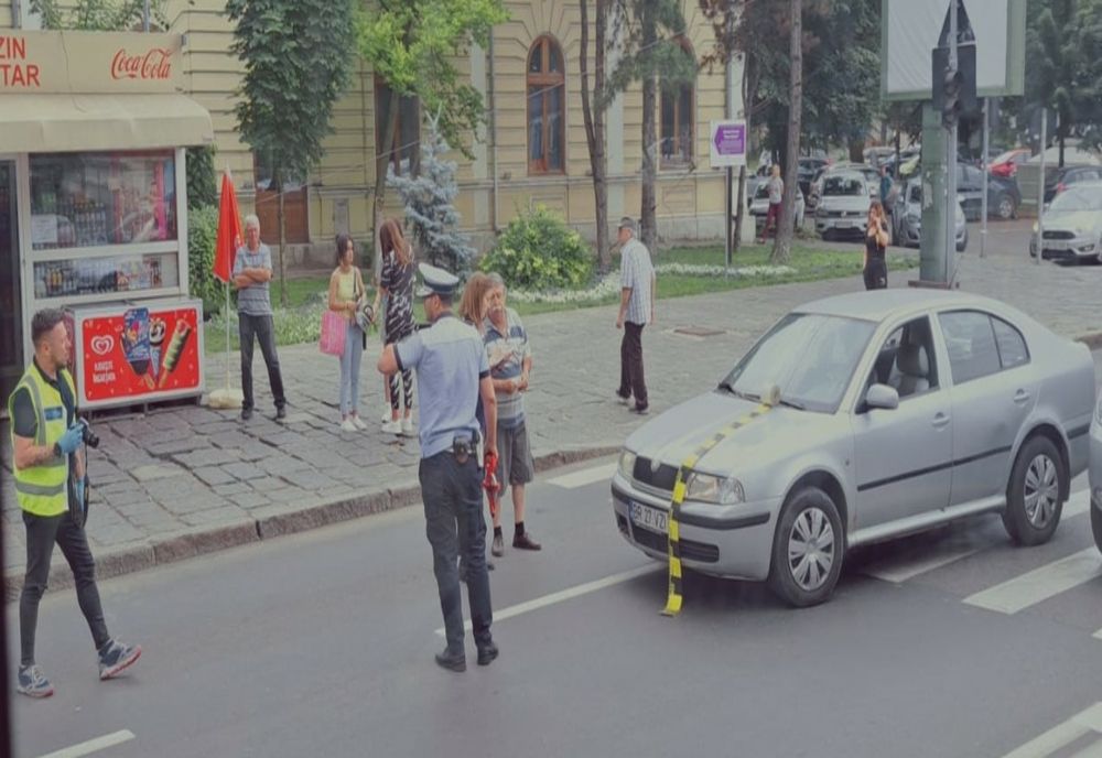 Foto: Femeie de 82 de ani accidentată în timp ce traversa Calea Călărașilor, pe marcajul pietonal