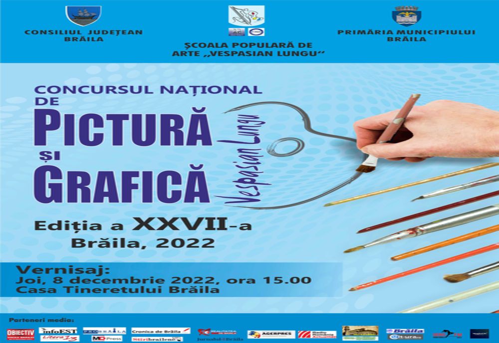 Vernisajul expoziției Concursului naţional de pictură şi grafică „Vespasian Lungu”