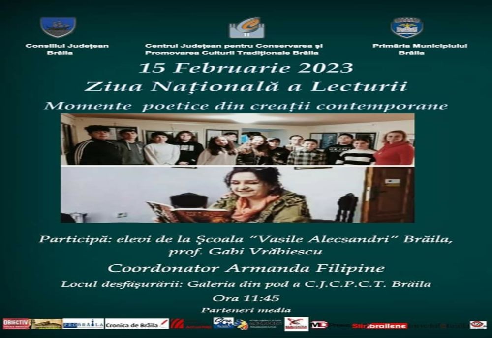 Celebrarea Zilei naționale a lecturii