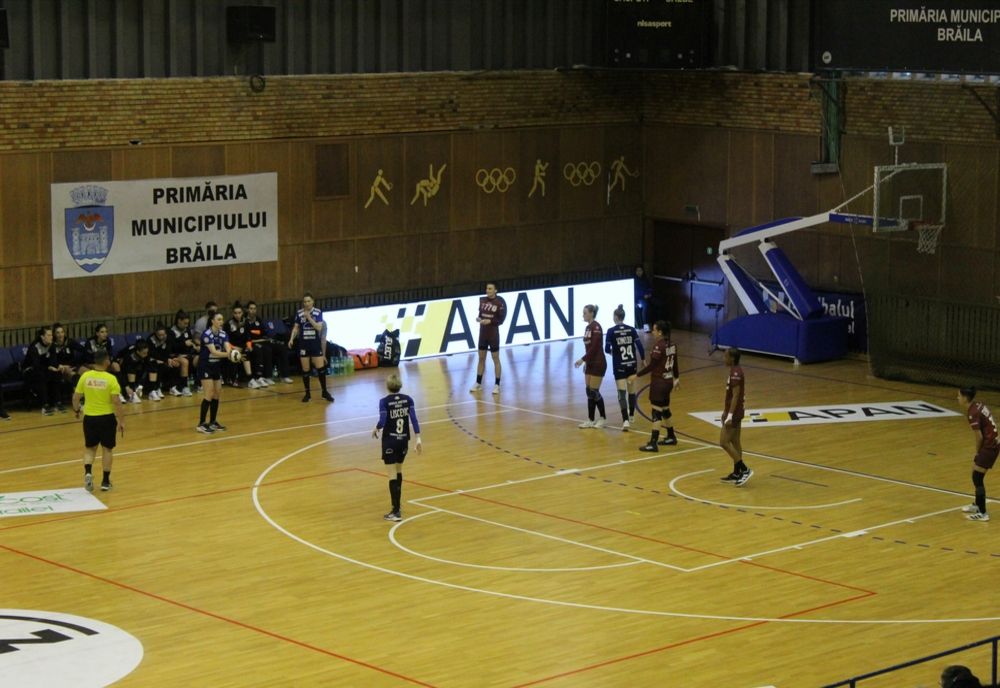 În repriza a doua Rapid București n-a avut milă de Dunărea Brăila